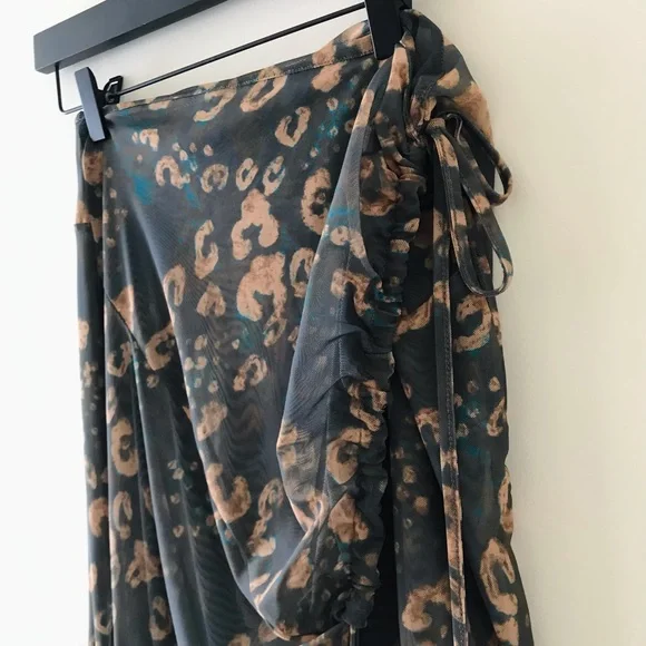 Free People Supernova Animal Print Skirt And Top Set - Picture 9 of 16